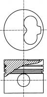 Поршень VAG 80,51 1,9D/2,4D 1X/1Y/AAB NURAL 87-990111-40