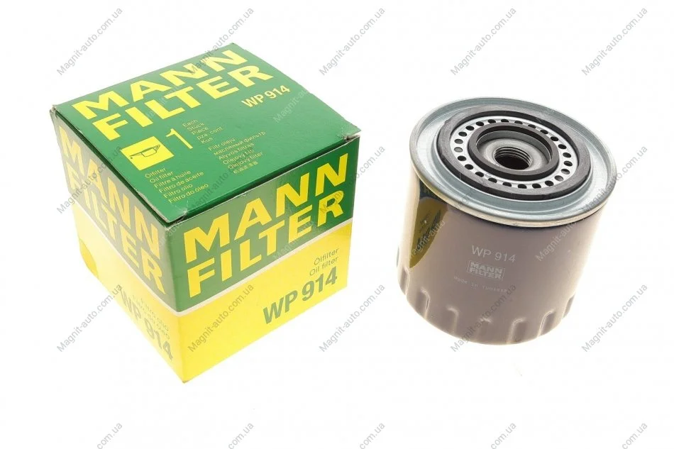 Фільтр оливний MANN WP914 (фото 1)