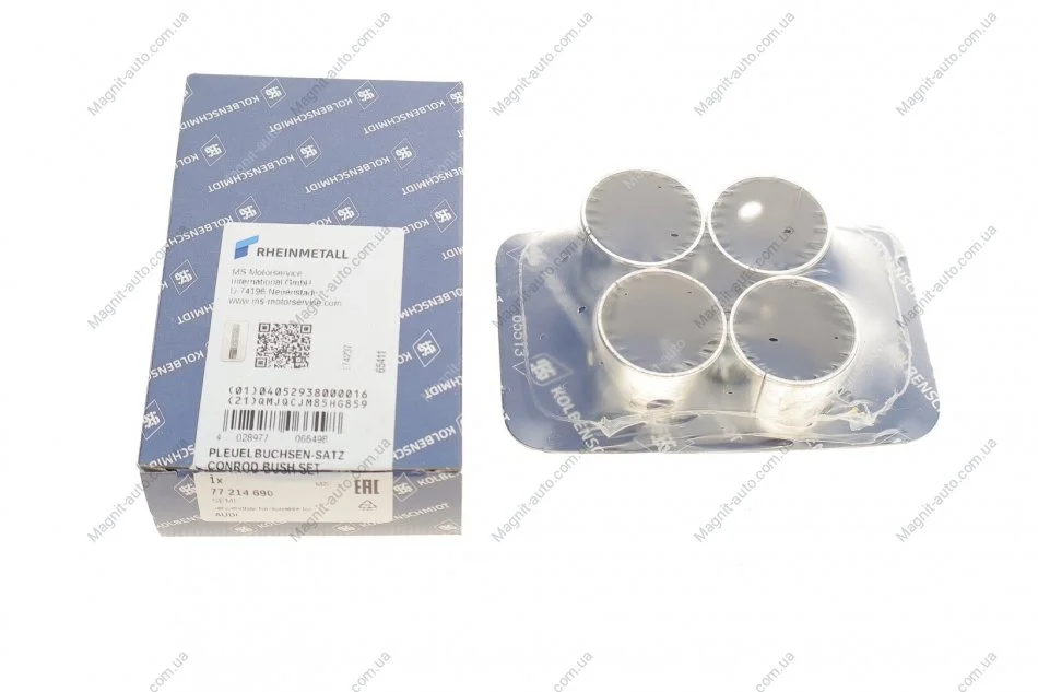 Втулки шатуна, комплект AUDI/FORD/SEAT/SKODA/VW 1,9D-TD KOLBENSCHMIDT 77214690 (фото 1)