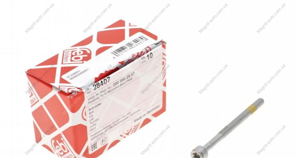 Болт форсунки(з внутрішнім шліцем типу Torx) FEBI BILSTEIN 28407 (фото 1)