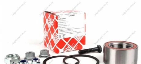 Подшипник передней ступицы, VW Caddy II, Golf III, Passat, Polo, Vento 83-04 FEBI BILSTEIN 03662