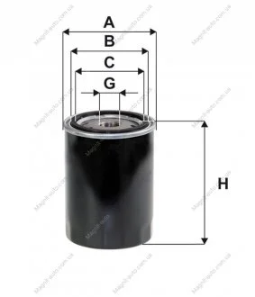 Фильтр масляный /OP632/5 (WIX-Filtron) WIX FILTERS WL7426