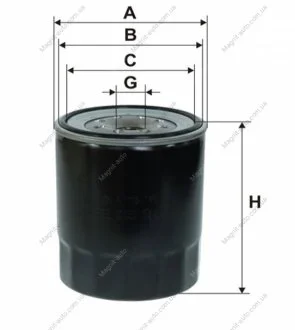 Фільтр оливний двигуна /OP636/1 (вир-во WIX-FILTERS) WIX FILTERS WL7307