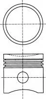 Поршень NURAL 87-450007-00 (фото 1)