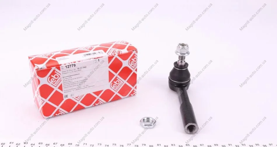 Наконечник рулевой тяги OPEL Astra G/Astra H/Zafira A "F "98-"09 FEBI BILSTEIN 12779 (фото 1)