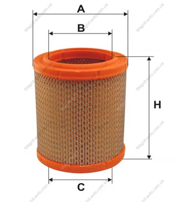 Фільтр повітряний /AR231 (пр-во WIX-Filtron) WIX FILTERS WA6413 (фото 1)