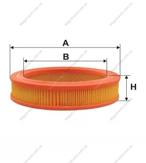 Фільтр повітряний, Fiat Fiorino 88-/Suzuki Alto 93-99 WIX FILTERS WA6394 (фото 1)
