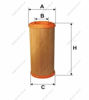 Фильтр воздушный (Фильтр вставка) IVECO DAILY II, DAILY III 2.5D/2.8D 01.89-07.07 WIX FILTERS 93120E