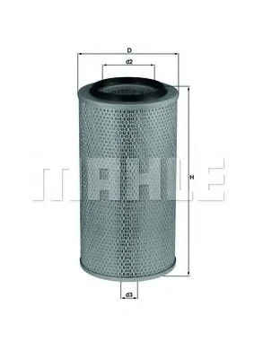 Фільтр повітряний MAHLE / KNECHT LX265 (фото 1)