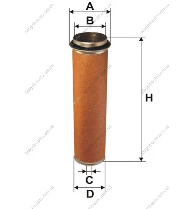 Фильтр воздушный /414W (пр-во WIX-Filtron) WIX FILTERS 46532E (фото 1)