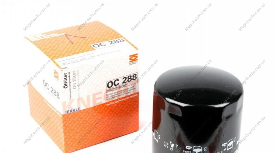 Фильтр масляный, FORD Mondeo, CHRYSLER 300C, 2.5-6.1, 94-10 MAHLE / KNECHT OC288 (фото 1)