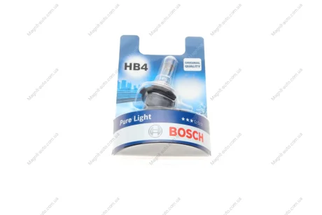 Лампа HB4 51W 12V Pure Light блистер - кратн. 10 шт BOSCH 1987301063