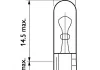 Лампа 24V W1.2W24V 1,2W W2X4,6d (пр-во Philips) PHILIPS 13516CP (фото 2)