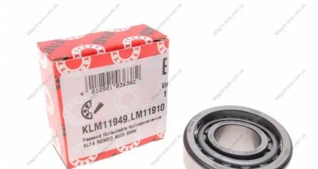 Подшипник ступицы колеса заднего FAG KLM11949.LM11910