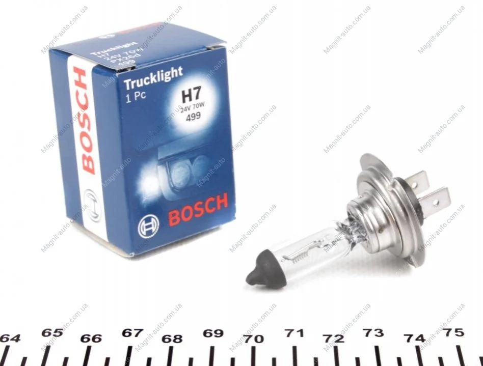 Лампа H7 70W 24V Trucklight картон - кратн. 10 шт BOSCH 1 987 302 471 (фото 1)