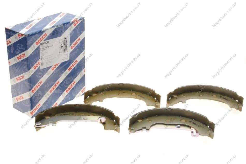 Колодки тормозные барабан FORD/Focus "1,6-2,0"05-11 PR2 BOSCH 0986487810 (фото 1)