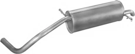 Глушитель задн. SKODA OMEGA (пр-во Polmostrow) POLMOSTROW 24.52