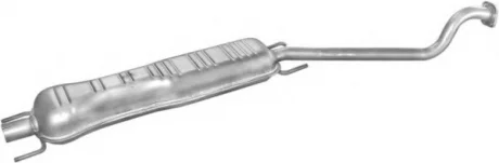 Глушитель центр. OPEL ASTRA (пр-во Polmostrow) POLMOSTROW 17.292