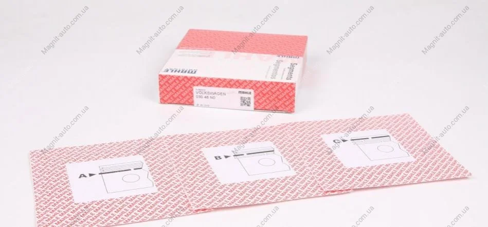 Кільця поршневі, 2.5TDI 81.00mm STD (2,5-2-3) MAHLE / KNECHT 030 48 N0 (фото 1)