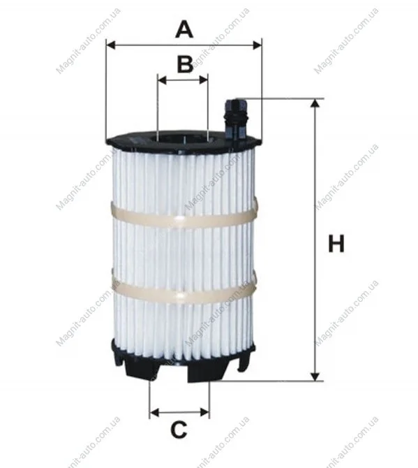 Фильтр маслянный AUDI; VW (пр-во Wix-Filtron) WIX FILTERS WL7468 (фото 1)