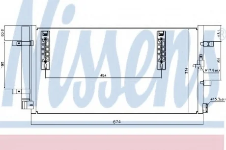 Конденсатор без хладогену NISSENS 940042