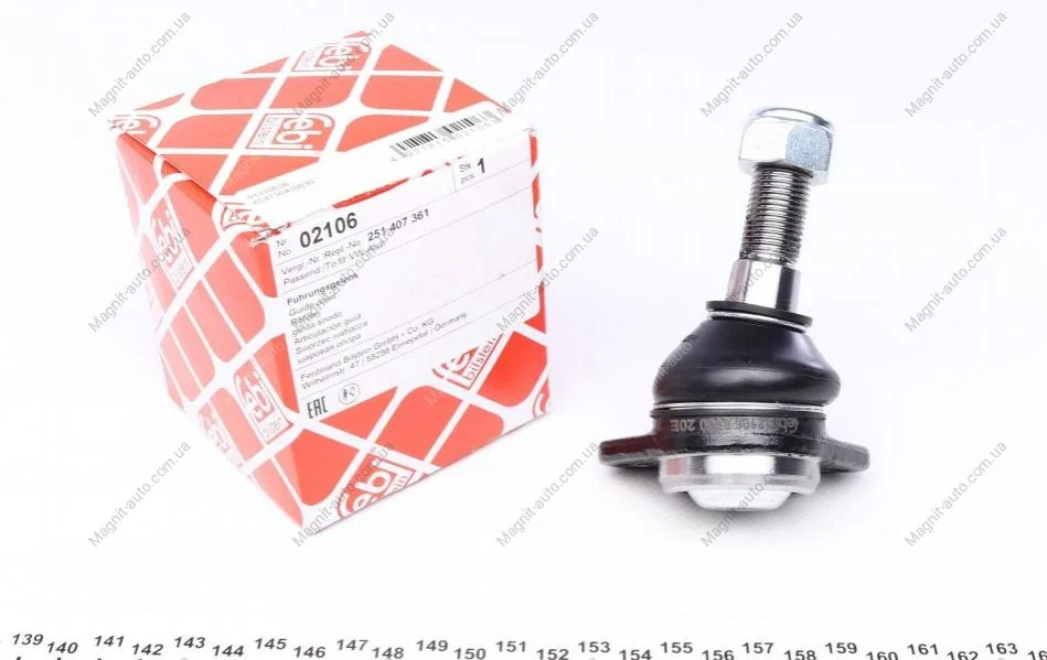 Опора кульова VW T2 (-90) верхн. (пр-во Febi) FEBI BILSTEIN 02106 (фото 1)