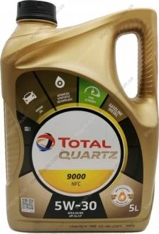 Масло моторное Quartz 9000 Future NFC 5W-30 (5 л) TOTAL 183199