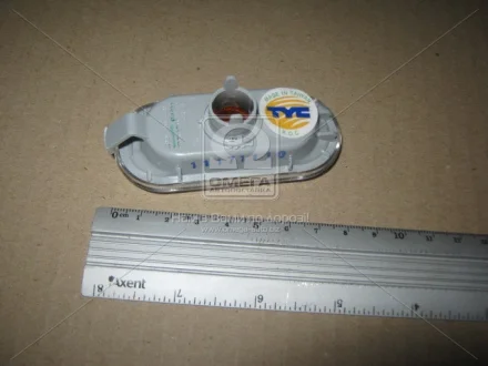 Повторювач повороту VW Caddy (10-), Golf IV (97-), Passat B5 (97-) жовтий TYC 18-A605-01-2B