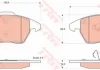 Комплект тормозных колодок переднего., AUDI A1 CITROEN C4, C4 I FORD MONDEO III PEUGEOT 207, 208, 208 I, 3008, 3008 I, 307, 308, 308 I, 408, RCZ SEAT IBIZA IV, IBIZA IV SC 1.0-2.5 10.03- TRW GDB1605 (фото 1)