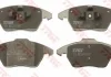 Комплект тормозных колодок переднего., AUDI A1 CITROEN C4, C4 I FORD MONDEO III PEUGEOT 207, 208, 208 I, 3008, 3008 I, 307, 308, 308 I, 408, RCZ SEAT IBIZA IV, IBIZA IV SC 1.0-2.5 10.03- TRW GDB1605 (фото 2)