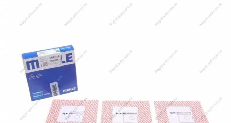 Кільця поршневі MAHLE / KNECHT 040 01 N0