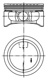 Поршень KOLBENSCHMIDT 94912620
