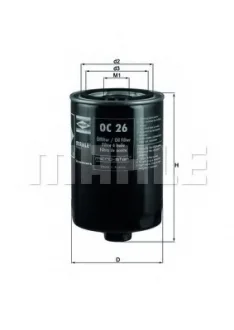 Фільтр оливний Mahle MAHLE / KNECHT OC26
