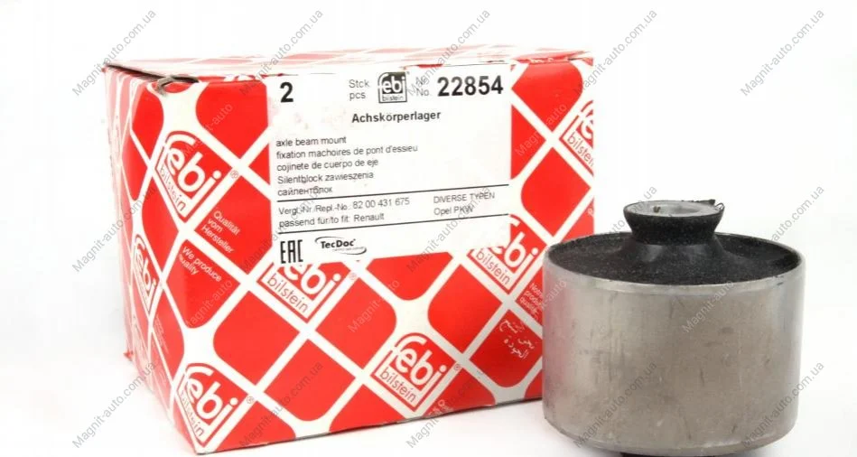 Сайлентблок важеля зад., 01- FEBI BILSTEIN 22854 (фото 1)
