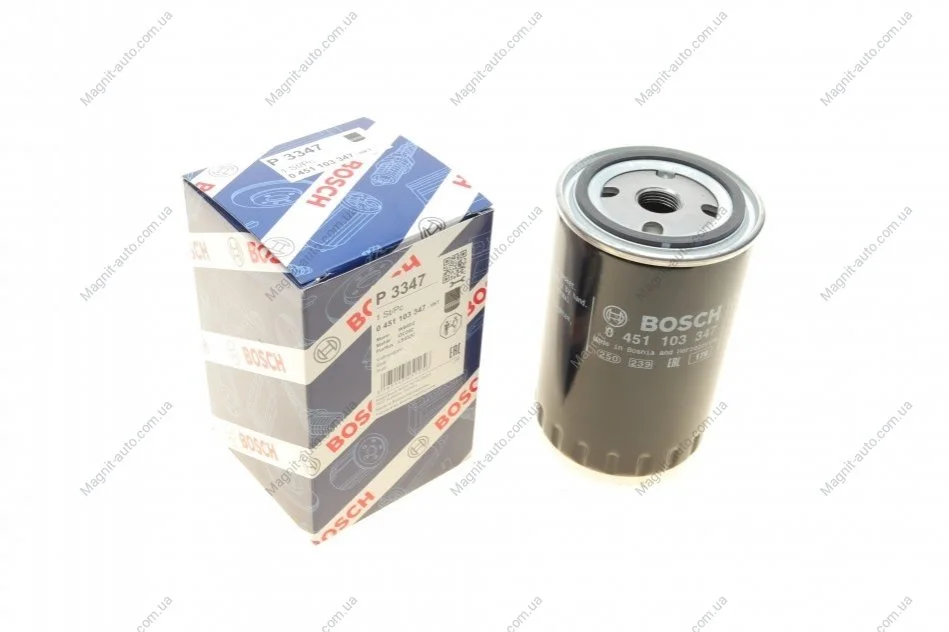 Фільтр оливний 3347 VW/AUDI/SEAT Cordoba,Ibiza,Toledo,Golf,Polo,Passat,A6 -02 BOSCH 0451103347 (фото 1)
