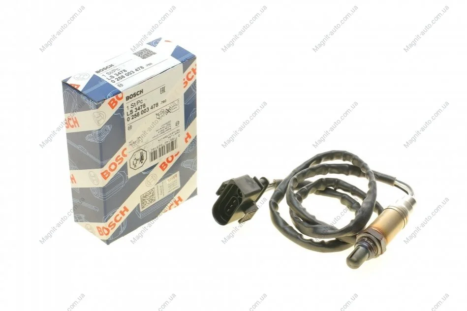 Лямбда-зонд AUDI A6, VW PASSAT (вир-во Bosch) BOSCH 0 258 003 478 (фото 1)