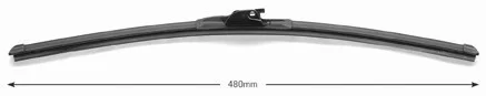 Щітка склоочисника безкаркасна 480мм Flex Beam Blade TRICO Trico FX480 (фото 1)