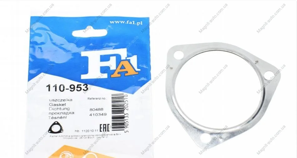 Прокладка выхлопной системы металлическая Fischer Automotive One (FA1) 110-953 (фото 1)