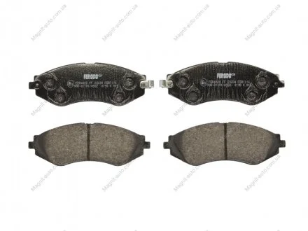 Тормозные колодки передние Lanos R14 FERODO FDB1116
