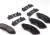 Комплект тормозных колодок переднего., CHEVROLET AVEO / KALOS, LACETTI, NUBIRA, OPTRA, REZZO, SPARK DAEWOO ARANOS, ESPERO, EVANDA, LACETTI, LANOS, LEGANZA, NUBIRA 1.2-Electric 01.95- TEXTAR 2323401 (фото 2)