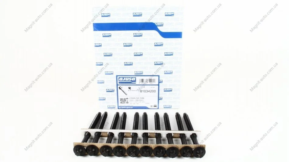 Болты гбц (к-т) ford AJUSA 81034200 (фото 1)