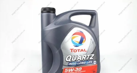 Масло 5W30 C3 5L QUARTZ INEO LONG LIFE TOTAL 181712