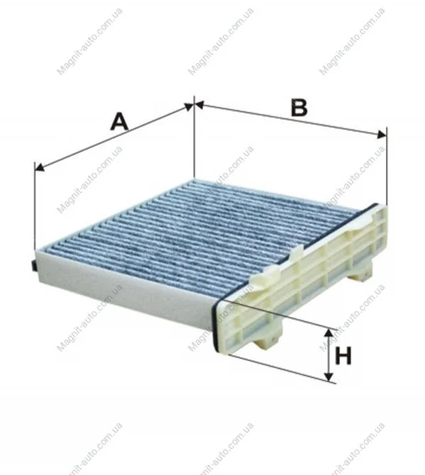 Фільтр салону, вугільний, Mitsubishi Pajero 90-99, Pajero Sport 96- WIX FILTERS WP9373 (фото 1)