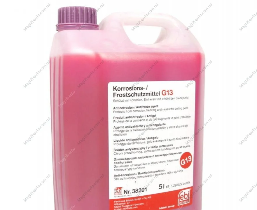 Антифриз, бузковий (G13) - 5L FEBI BILSTEIN 38201 (фото 1)