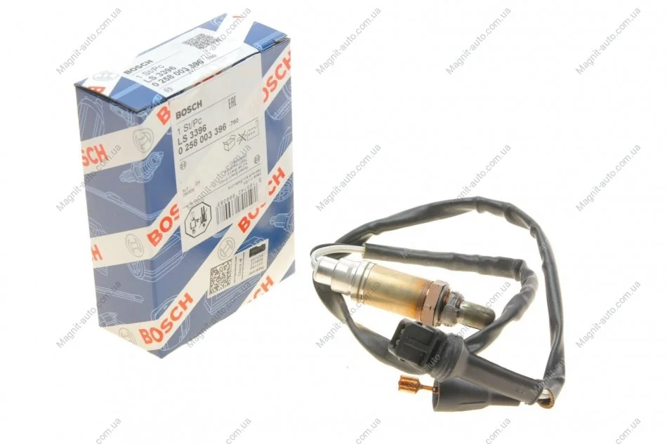 Лямбда-зонд AUDI 80, 100, A8 (вир-во Bosch) BOSCH 0 258 003 396 (фото 1)