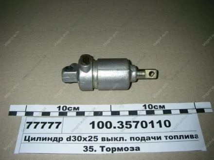 Цилиндр пневматический 30х25 (пр-во) ПААЗ 100.3570110
