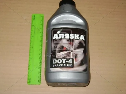 Жидкость торм. DOT4 (серебро) 390г АЛЯSКА 5437