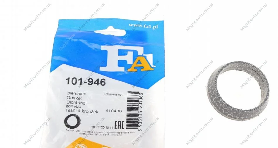 Прокладка труби вихлопної Fischer Automotive One (FA1) 101-946 (фото 1)