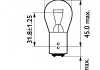 Автолампа P21/5W 24V 21/5W BAY15D PHILIPS 13499 CP (фото 2)