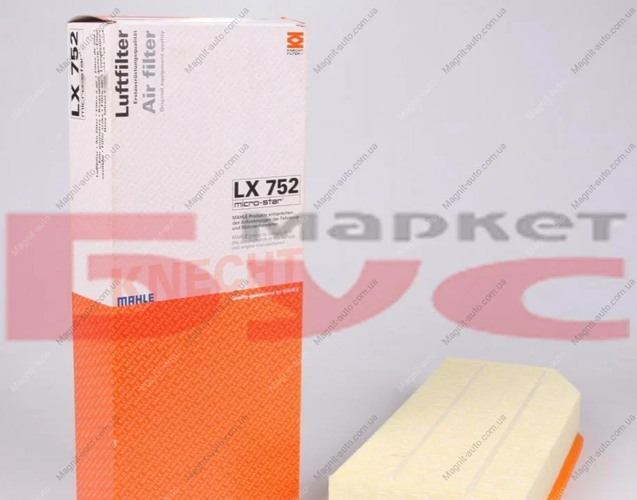 Фільтр повітряний MAHLE / KNECHT LX752 (фото 1)